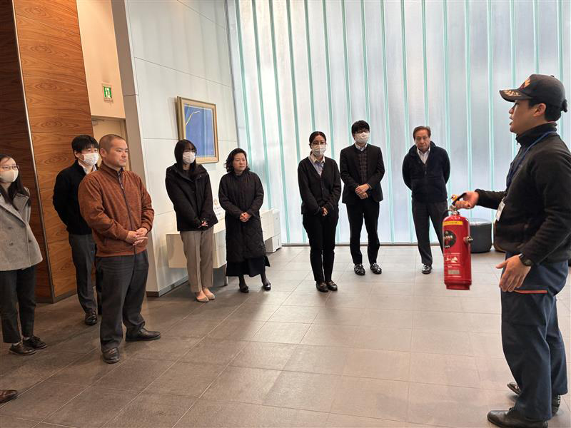 シーマ電子_避難訓練の様子