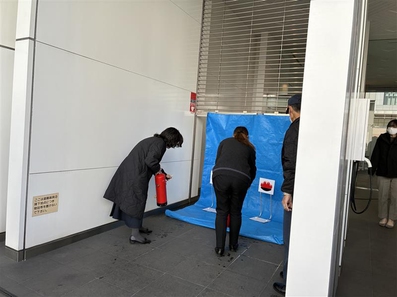 シーマ電子_避難訓練の様子