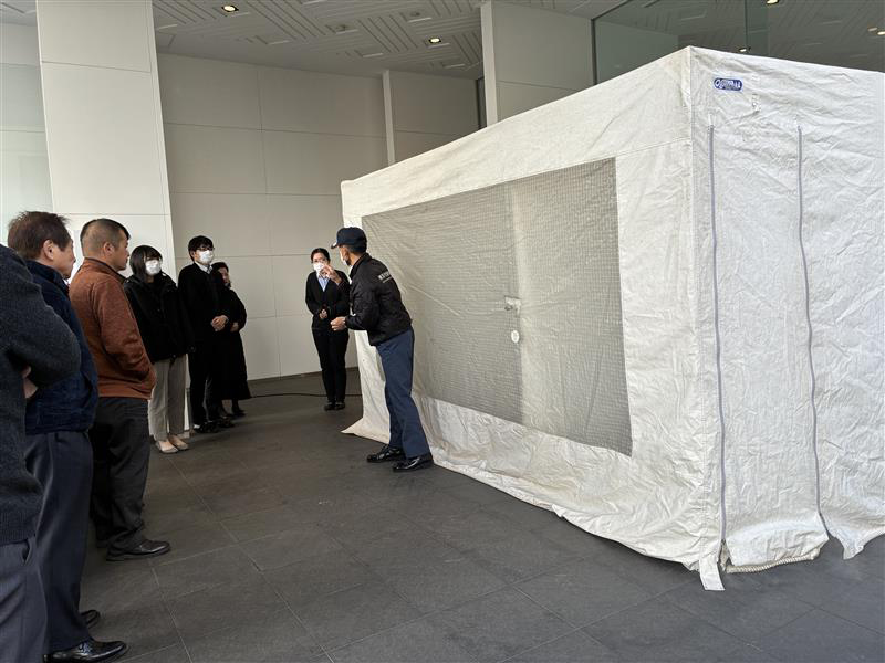 シーマ電子_避難訓練の様子