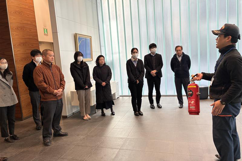 シーマ電子_避難訓練の様子